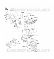GARDE BOUE pour Kawasaki NINJA ZX-6R 2004