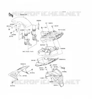 GARDE BOUE pour Kawasaki NINJA ZX-6R 2004