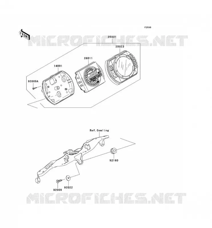 COMPTEURS Kawasaki MOTOS 636 2005 NINJA ZX-6R  ZX636-C1
