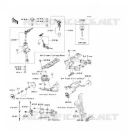 CONTACTEUR SERRURE/R&Eacute;FLECTEUR pour Kawasaki NINJA ZX-6R 2005