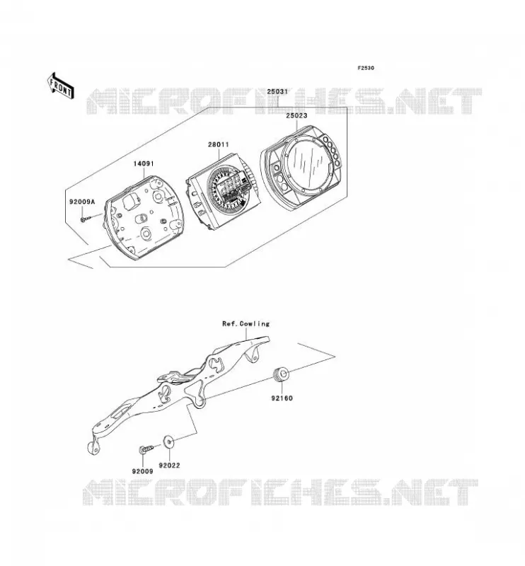 COMPTEURS Kawasaki MOTOS 636 2005 NINJA ZX-6R  ZX636-C1H