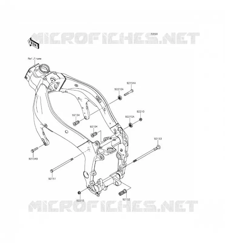 SUPPORT MOTEUR Kawasaki MOTOS 636 2013 NINJA ZX-6R ABS  ZX636FDF