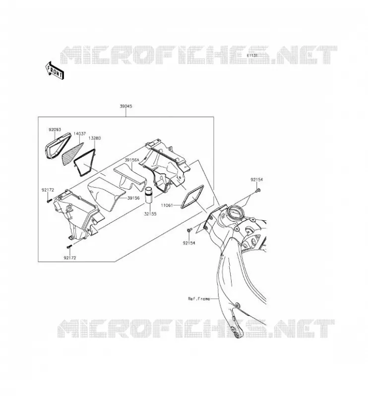MANCHON Kawasaki MOTOS 636 2013 NINJA ZX-6R ABS  ZX636FDF