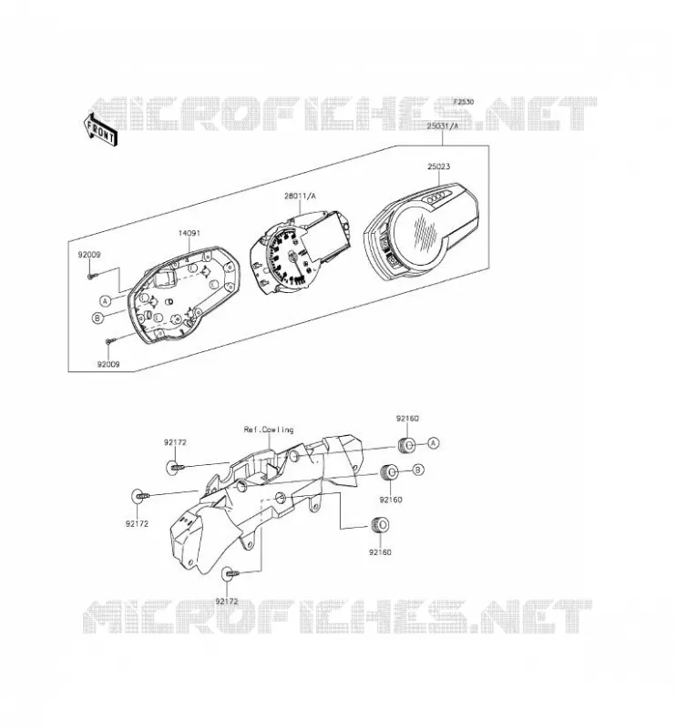 COMPTEURS Kawasaki MOTOS 636 2014 NINJA ZX-6R ABS  ZX636FEF