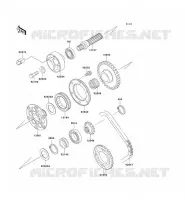 ARBRE GENERATEUR pour Kawasaki ZXR750 1991
