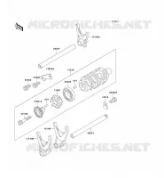 BARILLET/FOURCHETTE pour Kawasaki ZXR750 1991