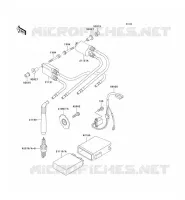BOBINE D'ALLUMAGE pour Kawasaki ZXR750 1991