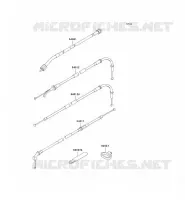 CABLE pour Kawasaki ZXR750 1991