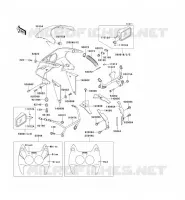 CARENAGE pour Kawasaki ZXR750 1991