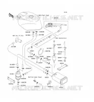 CARTOUCHE pour Kawasaki ZXR750 1991