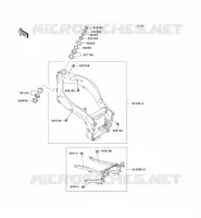 CH&Acirc;SSIS pour Kawasaki ZXR750 1991