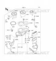 COMPTEURS pour Kawasaki ZXR750 1991