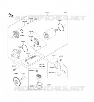 D&Eacute;MARREUR pour Kawasaki ZXR750 1991