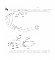 &Eacute;CHAPPEMENT pour Kawasaki ZXR750 1991