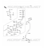 EMBRAYAGE MAITRE CYLINDRE pour Kawasaki ZXR750 1991
