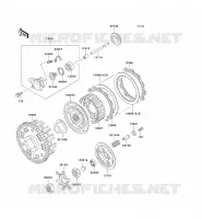 EMBRAYAGE pour Kawasaki ZXR750 1991