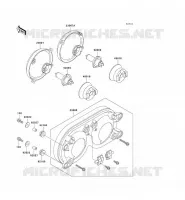 OPTIQUE ZGT00A 009976) pour Kawasaki ZXR750 1991