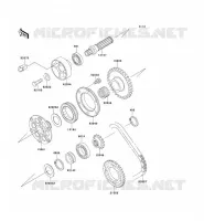ARBRE GENERATEUR pour Kawasaki ZXR750 1992