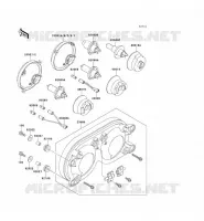 OPTIQUE ZGT00A 009976) pour Kawasaki ZXR750 1992