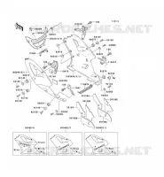 CARENAGE INFERIEUR pour Kawasaki ZXR750 1992