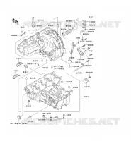 CARTER MOTEUR(S) pour Kawasaki ZXR750 1992