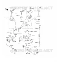 CONTACTEUR SERRURE/R&Eacute;FLECTEUR pour Kawasaki ZXR750 1994