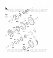 ARBRE GENERATEUR pour Kawasaki NINJA ZX-7R 2000