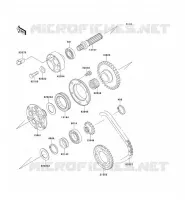 ARBRE GENERATEUR pour Kawasaki NINJA ZX-9R 1994