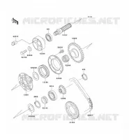 ARBRE GENERATEUR pour Kawasaki NINJA ZX-9R 1995