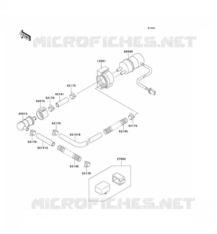 POMPE A ESSENCE Kawasaki MOTOS 900 2000 NINJA ZX-9R  ZX900-E1P
