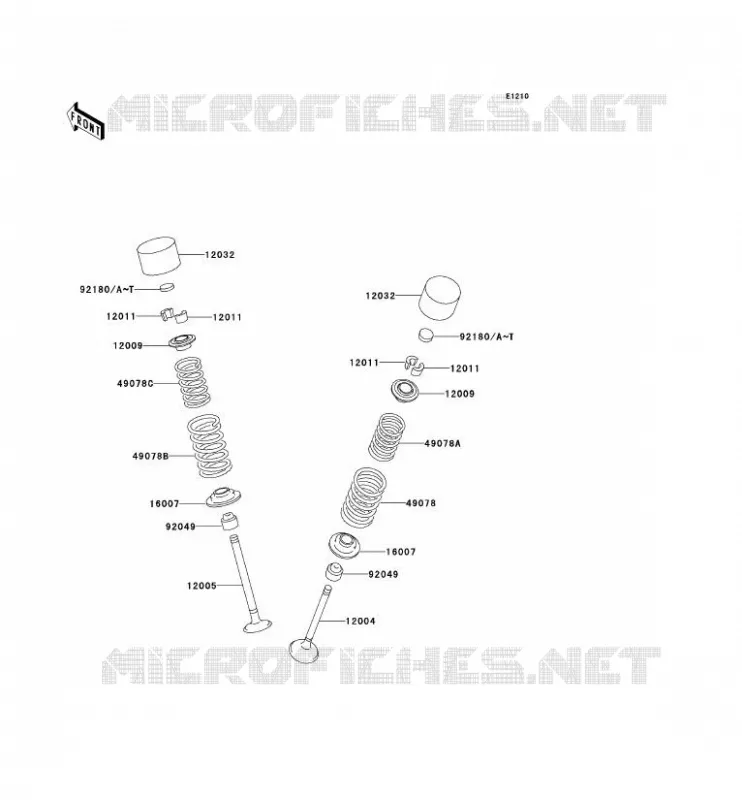 SOUPAPE Kawasaki MOTOS 900 2001 NINJA ZX-9R  ZX900-E2P