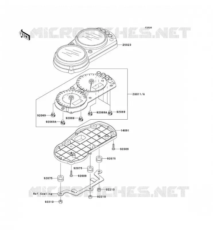 COMPTEURS Kawasaki MOTOS 900 2002 NINJA ZX-9R  ZX900-F1P