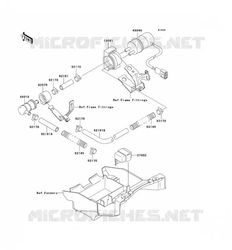 POMPE A ESSENCE Kawasaki MOTOS 900 2002 NINJA ZX-9R  ZX900-F1P