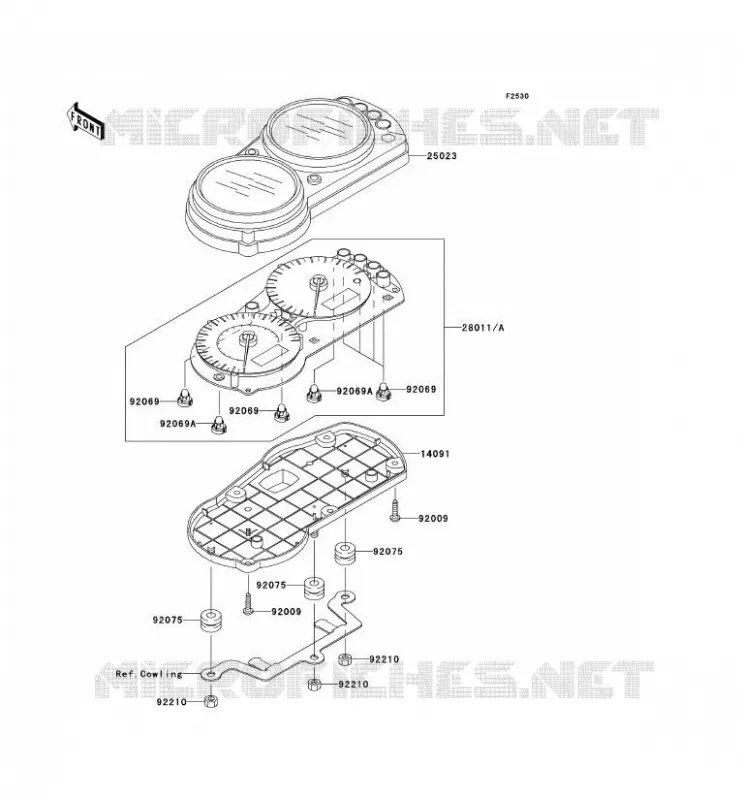 COMPTEURS Kawasaki MOTOS 900 2003 NINJA ZX-9R  ZX900-F2P