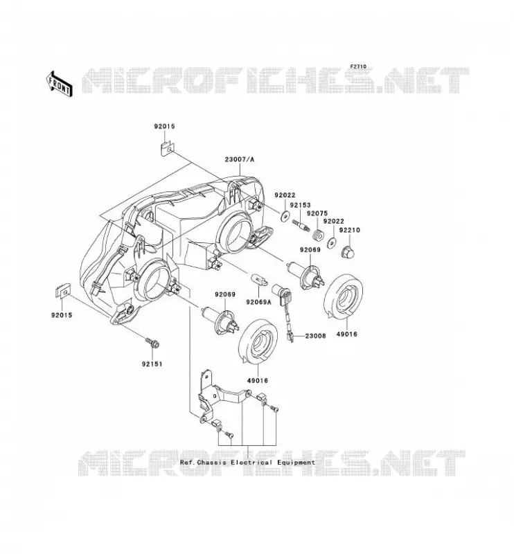 OPTIQUE(S) Kawasaki MOTOS 900 2003 NINJA ZX-9R  ZX900-F2P