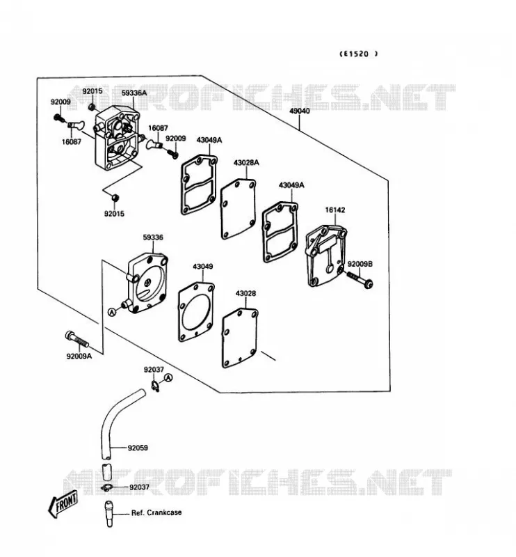 POMPE A ESSENCE Kawasaki JET SKI 650 1990 JET MATE  JB650-A2