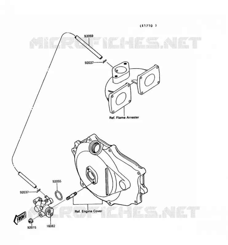 POMPE A HUILE Kawasaki JET SKI 650 1990 JET MATE  JB650-A2