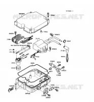 BOBINE D'ALLUMAGE pour Kawasaki JET MATE 1991