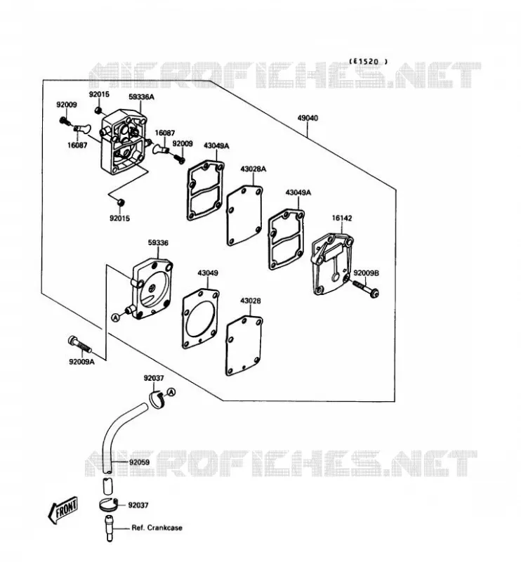 POMPE A ESSENCE Kawasaki JET SKI 650 1992 JET MATE  JB650-A4