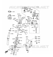 POIGNEE POLE(JF650A 602488    ) pour Kawasaki JET SKI X-2 1989