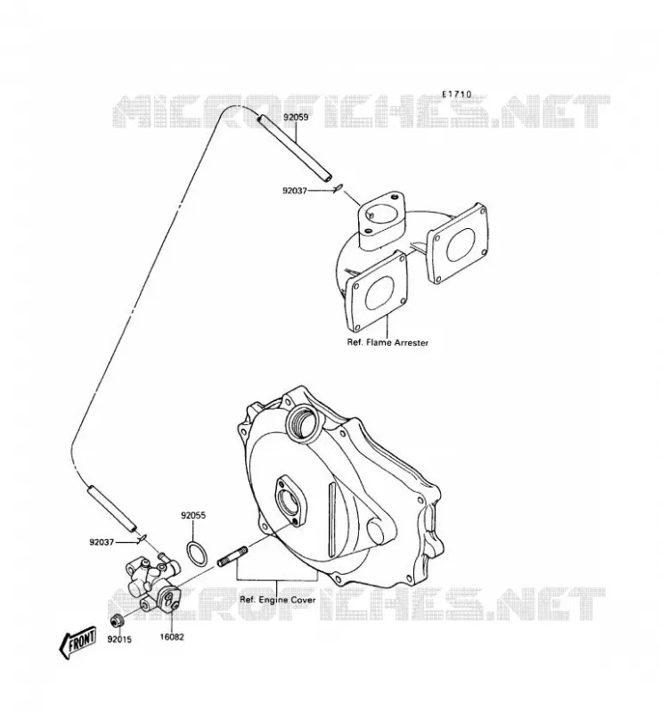 POMPE A HUILE Kawasaki JET SKI 650 1990 JET SKI X-2  JF650-A5