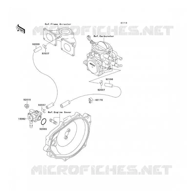 POMPE A HUILE Kawasaki JET SKI 650 1992 JET SKI X-2  JF650-A7