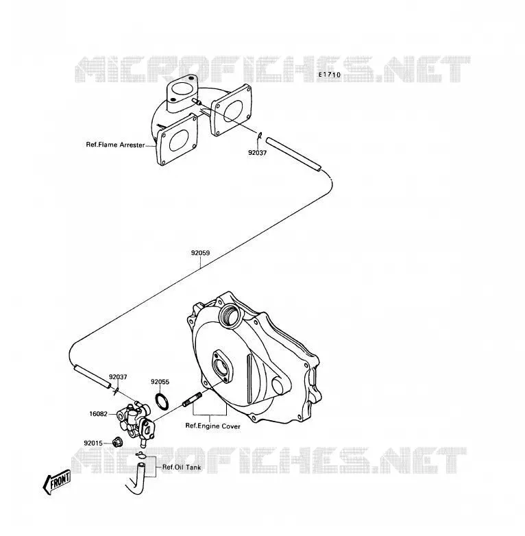 POMPE A HUILE Kawasaki JET SKI 650 1990 JET SKI TS  JF650-B2