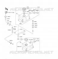 R&Eacute;SERVOIR D'HUILE(KAW42718 92 ) pour Kawasaki JET SKI TS 1993