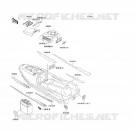 LABEL pour Kawasaki JET SKI TS 1995