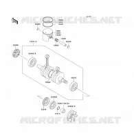 VILEBREQUIN/PISTON pour Kawasaki JET SKI TS 1995