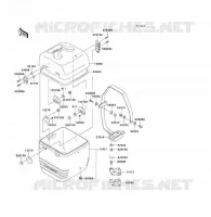 BOITE DE REFROIDISSEMENT pour Kawasaki JET SKI TS 1996