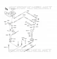CABLES pour Kawasaki JET SKI 1100 ZXI 1996