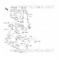 &Eacute;CHAPPEMENT pour Kawasaki JET SKI 1100 ZXI 1996