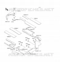 MOUSSES pour Kawasaki JET SKI 1100 ZXI 1996